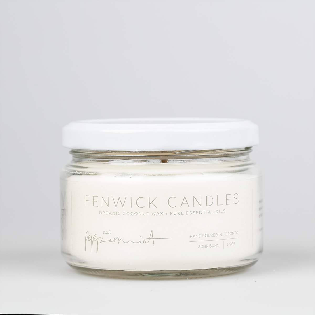Peppermint Coconut Wax Candle