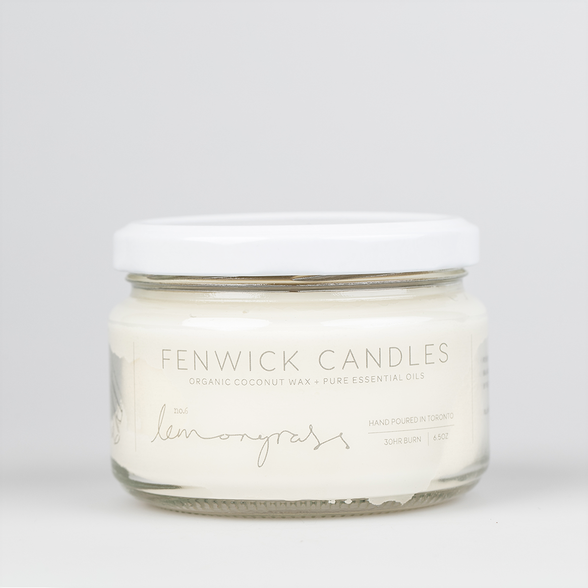 Lemongrass Coconut Wax Candle